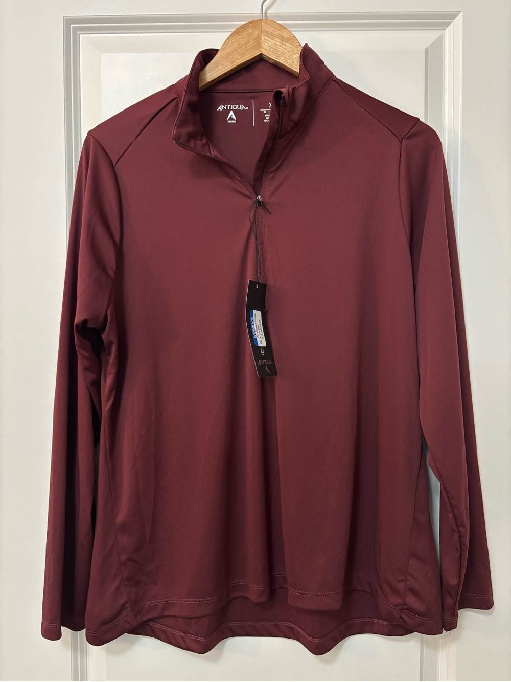 Antigua NWT Women’s Maroon Tribute Pullover, Size XL